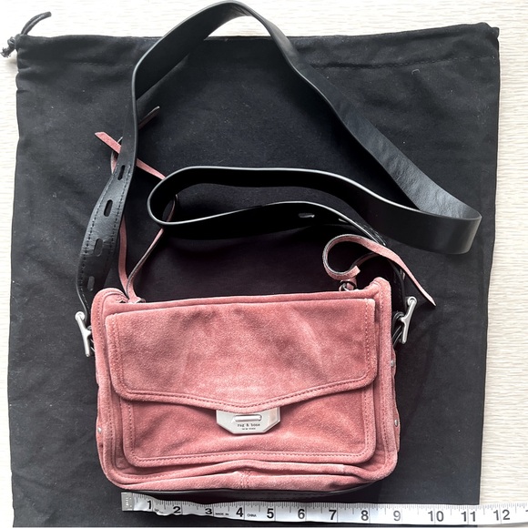 🎉🎀🎊Host Pick 🎊🎉🎀 NWOT Rag & Bone Small Field Messenger Suede Bag - Picture 5 of 16